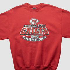 Kansas City Chiefs Jerzees 2003 Pullover Sweatshirt Red Vintage