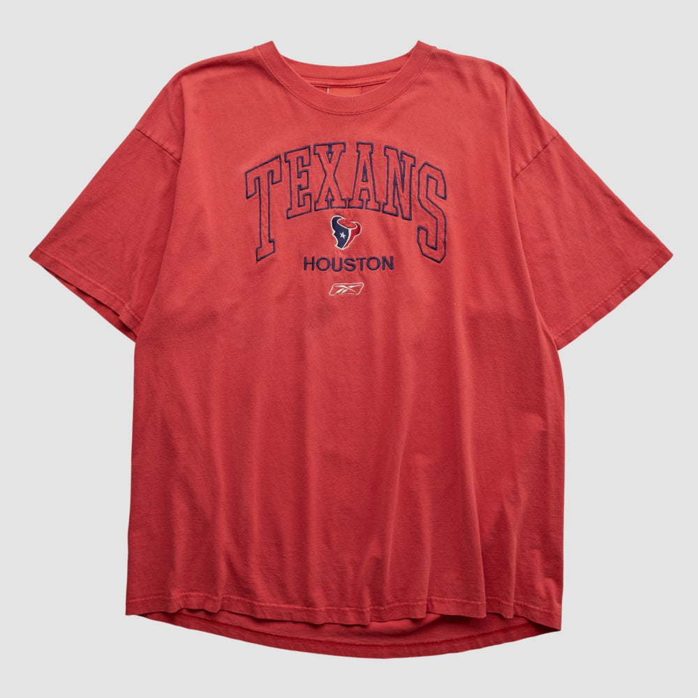 Houston Texans Reebok 2000s T-shirt Red Vintage
