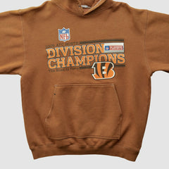 Cincinnati Bengals 2005 Hooded Pullover Sweatshirt Clay Vintage