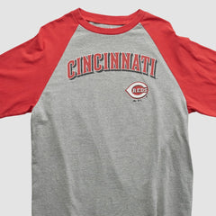Cincinnati Reds Majestic 2009 T-shirt - Heather Gray - M by Fanatics Real Vintage T-shirts