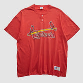 St. Louis Cardinals Russell 1996 T-shirt - Red - XL by Fanatics Real Vintage T-shirts