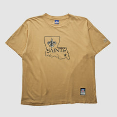New Orleans Saints Reebok 2000s T-shirt Tan Vintage