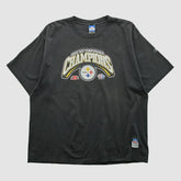 Pittsburgh Steelers Reebok 2005 T-shirt Black Vintage