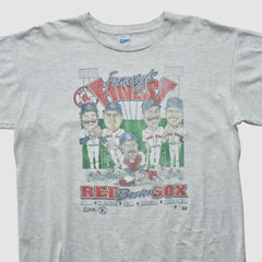 Boston Red Sox Salem Sportswear 90s T-shirt - Heather Gray - L by Fanatics Real Vintage T-shirts