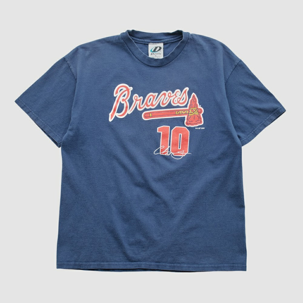 Atlanta Braves Dynasty T-shirt - Navy - XS by Fanatics Real Vintage T-shirts