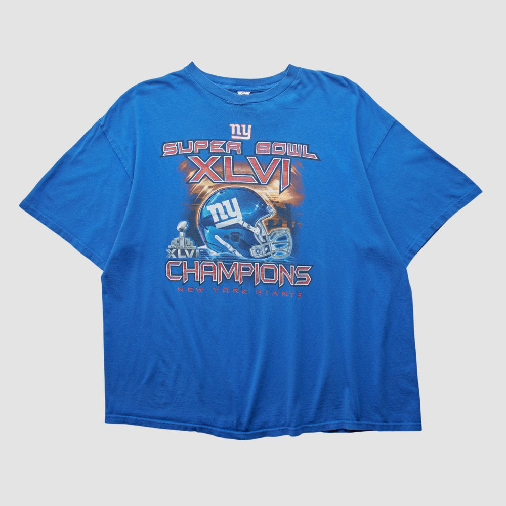 New York Giants Delta 2012 T-shirt Blue Vintage