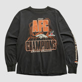 Denver Broncos NFL 2013 Long Sleeve T-shirt Black Vintage