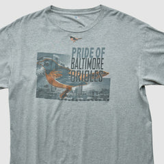 Baltimore Orioles Genuine Merchandise 2000s T-shirt - Heather Gray - L by Fanatics Real Vintage T-shirts