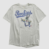 Colorado Rockies 1991 T-shirt - White - L by Fanatics Real Vintage T-shirts