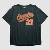 Baltimore Orioles Majestic 2000s T-shirt - Black - XL by Fanatics Real Vintage T-shirts