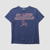 St. Louis Cardinals Genuine Merchandise 2000s T-shirt - Navy - S by Fanatics Real Vintage T-shirts