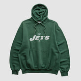 New York Jets NFL 2000s Hooded Pullover Sweatshirt Green Vintage