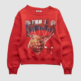 Chicago Bulls Lee Apparel 90s Pullover Sweatshirt Red Vintage