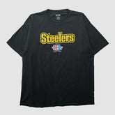 Pittsburgh Steelers Reebok 2006 T-shirt Black Vintage