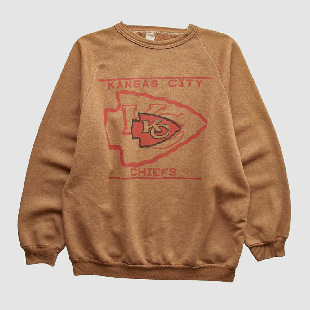 Kansas City Chiefs Pullover Sweatshirt Clay Vintage