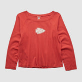 Kansas City Chiefs NFL 2000s Long Sleeve T-shirt Red Vintage