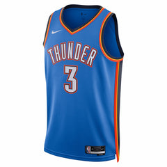 NBA Jared McCain Oklahoma City Thunder Unisex Swingman Jersey - Icon Edition - Blue