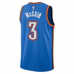 NBA Jared McCain Oklahoma City Thunder Unisex Swingman Jersey - Icon Edition - Blue
