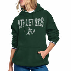 Athletics Starter Women's Lace Team Lockup Fleece Hoodie - Green Hoodies