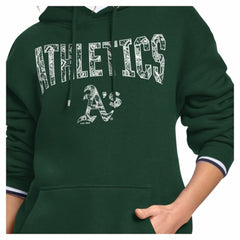 Athletics Starter Women's Lace Team Lockup Fleece Hoodie - Green Hoodies