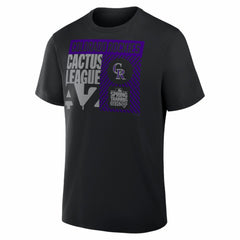 Colorado Rockies 2026 Spring Training True Icon T-Shirt - Black T-shirts