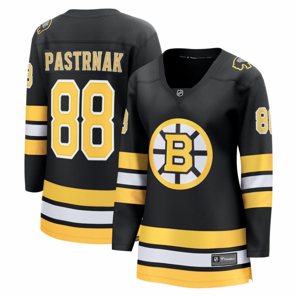 NHL David Pastrnak Boston Bruins Fanatics Women's Home Breakaway Jersey - Black