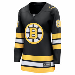 NHL David Pastrnak Boston Bruins Fanatics Women's Home Breakaway Jersey - Black