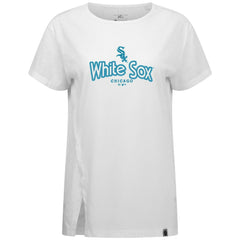 Chicago White Sox Levelwear Women's Blue Haven Influx Cornerstone T-Shirt - White T-shirts