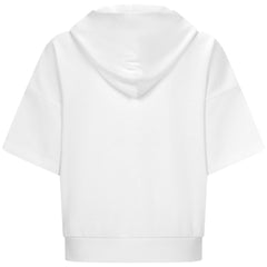 Arizona Diamondbacks Levelwear Women's Amber Short Sleeve Cornerstone Hoodie - White Hoodies