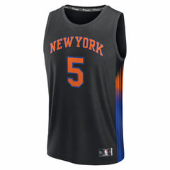 NBA Jose Alvarado New York Knicks Fast Break Replica Jersey - Black - Statement Edition