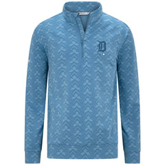 Detroit Tigers Levelwear Chameleon Quarter-Zip Pullover - Blue Pullover