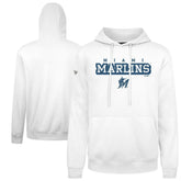 Miami Marlins Levelwear Podium Hoodie - White Hoodies