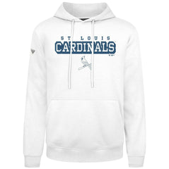 St. Louis Cardinals Levelwear Podium Hoodie - White Hoodies