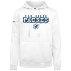 San Diego Padres Levelwear Podium Hoodie - White Hoodies