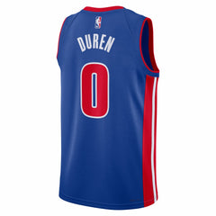 Jalen Duren Detroit Pistons Unisex Swingman Jersey Icon Editi- Blue