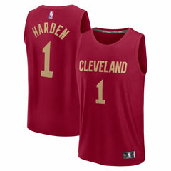 NBA James Harden Cleveland Cavaliers Fast Break Replica Jersey sale - Icon Editi- Wine