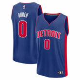 NBA Jalen Duren Detroit Pistons Fast Break Replica Jersey sale - Icon Editi- Blue
