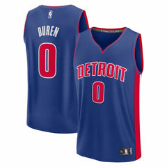 NBA Jalen Duren Detroit Pistons Fast Break Replica Jersey sale - Icon Editi- Blue