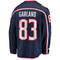 NHL Conor Garland Columbus Blue Jackets Fanatics Home Breakaway Jersey - Navy