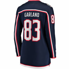 NHL Conor Garland Columbus Blue Jackets Indiana Women's Home Breakaway Jersey - Navy