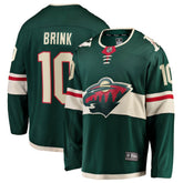 NHL Bobby Brink Minnesota Wild Fanatics Home Breakaway Jersey - Green