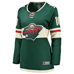 NHL Bobby Brink Minnesota Wild Fanatics Women's Home Breakaway Jersey - Green