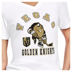 NHL Vegas Golden Knights Starter Women's Tough Puck T-Shirt - White