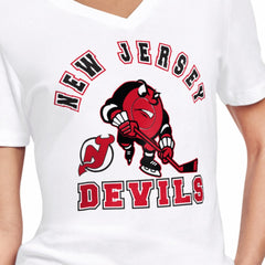 NHL New Jersey Devils Starter Women's Tough Puck T-Shirt - White