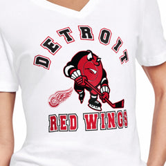 NHL Detroit Red Wings Starter Women's Tough Puck T-Shirt - White