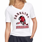 NHL Carolina Hurricanes Starter Women's Tough Puck T-Shirt - White