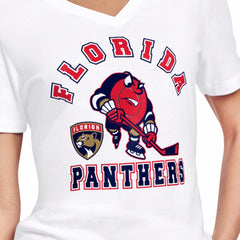 NHL Florida Panthers Starter Women's Tough Puck T-Shirt - White