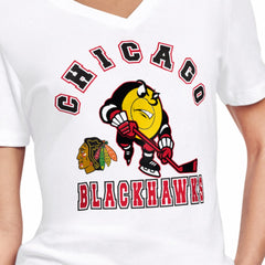 NHL Chicago Blackhawks Starter Women's Tough Puck T-Shirt - White