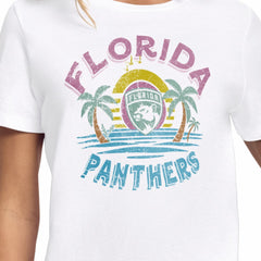 NHL Florida Panthers Starter Women's Tonal Beach T-Shirt - White