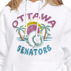NHL Ottawa Senators Starter Women's Tonal Beach Hoodie - White